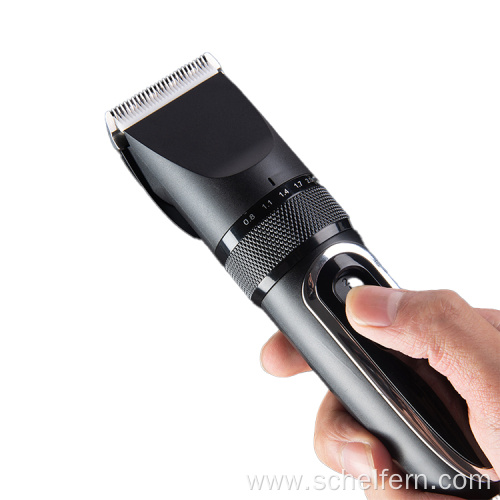 Men professional rechargeable cordless electric hair clipper